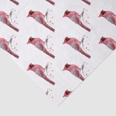 Rode kardinaal Bird Tissuepapier (Detail)