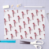 Rode kardinaal Bird Tissuepapier (Craft)