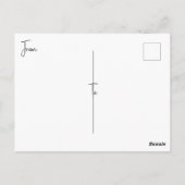 "RODE KARDINAAL" BRIEFKAART (Achterkant)