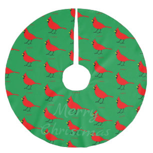 Rode kardinaal Dvogel Thunder_Cove Kerstboom Rok