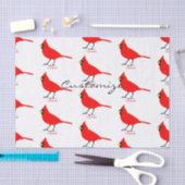 Rode kardinaal Dvogel Thunder_Cove Tissuepapier (Craft)