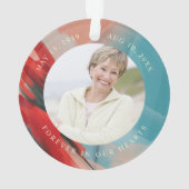 Rode Kardinaal Engel in de Hemel Moeder Memorial F Ornament (achterkant)