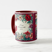 Rode Kardinaal Geschenken Sympathie Keepsake Memor Mok (Voorkant links)