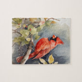 Rode kardinaal legpuzzel (Horizontaal)