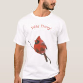 Rode kardinaal t-shirt (Voorkant)
