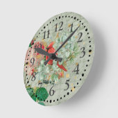 Rode kardinale  ronde klok (Hoek)