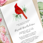 Rode Kardinale viering van de Herdenking van het L Kaart