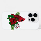 Rode kardinalen voor kerstversiering Case-Mate iPhone case (Achterkant (horizontaal))