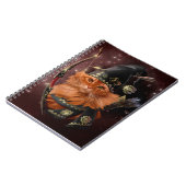 Rode kat-archer notitieboek (Linkerzijde)