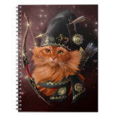 Rode kat-archer notitieboek (Voorkant)