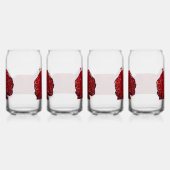 Rode Kat Humor Blikvorm Glas (Rechts)