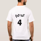 rode kat t-shirt (Achterkant)