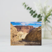 Rode kathedraal van Golden Canyon Briefkaart (Staand voorkant)