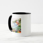 Rode katoen van de bay II Mok (Voorkant links)