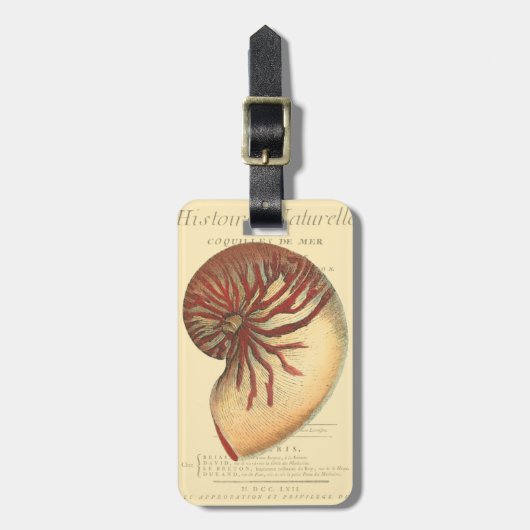 rode kegel Shell Bagagelabel (Voorkant verticaal)