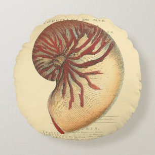  rode kegel Shell Rond Kussen