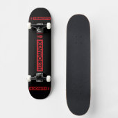 Rode Kenworth  Skateboard (Voorkant)