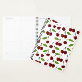 Rode kers, patroon van kersen, bladeren, fruit planner (Display)