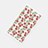 Rode kersen — Afbeelding afdrukken Servet (Hoek)
