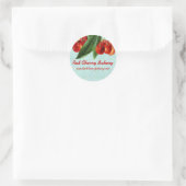  rode kersen fruitboom cadeau label stickers (Tas)