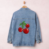 Rode kersen Grafisch ontwerp Denim Jacket (Hangar)