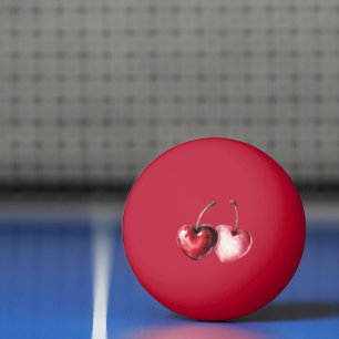 Rode Kersen Harten Pingpongballen