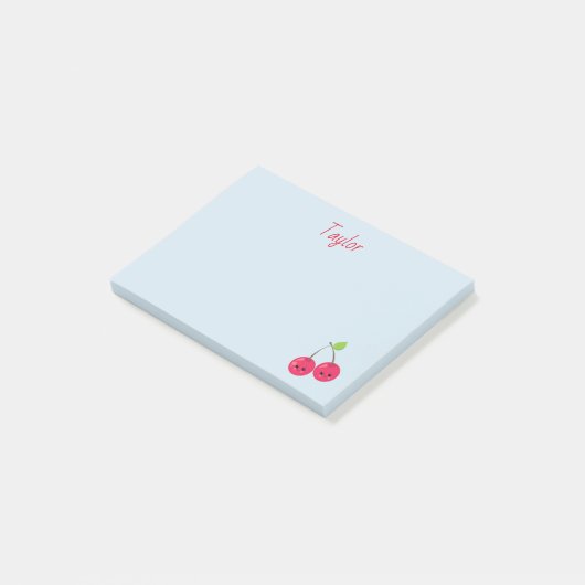  rode kersen post-it® notes (Schuin)