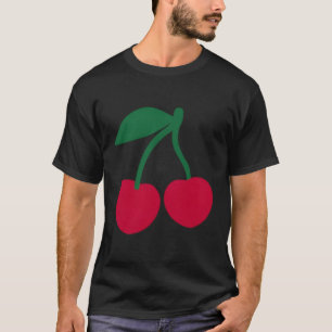 Rode kersen t-shirt