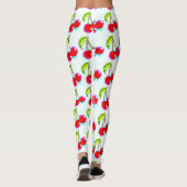 rode kersen wit leggings (Achterkant)