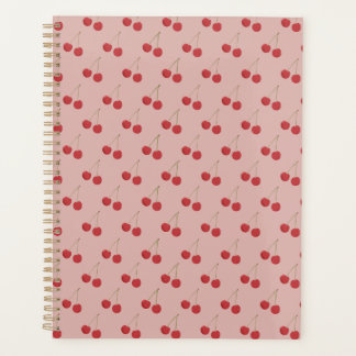 Rode kersenpatroon planner