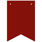 Rode kerst Bunting Flags – Classic Holiday Vlaggetjes (Derde vlag)