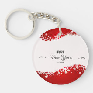 Rode Kerst Decoratie Sleutelhanger
