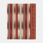 Rode Kerst Fa La Patroon#27 ID1009 Fleece Deken (Voorkant)