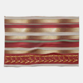 Rode Kerst Fa La Patroon#27 ID1009 Theedoek (Horizontaal)