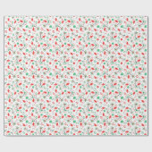 Rode Kerst Flamingo Multi inpakpapier (Vlak)