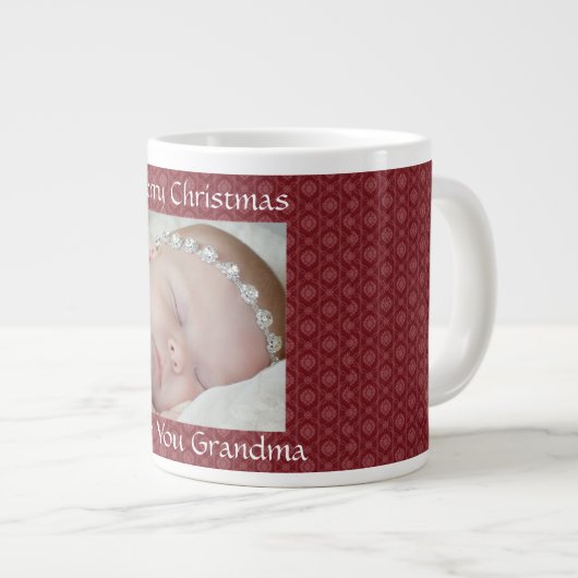 Rode Kerst Foto Mok (Voorkant rechts)