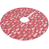 Rode Kerst Patroon#6 ID1009 Kerstboom Rok (Gekanteld)