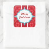  rode Kerst stickers (Tas)