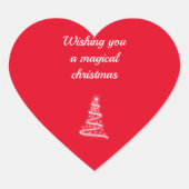 Rode Kerst stickers (Voorkant)