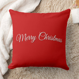 Rode Kerst Worp Kussen