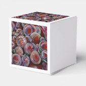 Rode kerstballen bedankdoosjes (Achterkant)