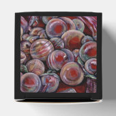 Rode kerstballen bedankdoosjes (Bovenkant)