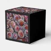 Rode kerstballen bedankdoosjes (Achterkant)