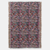 Rode kerstballen deken (Voorkant Verticaal)