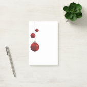 Rode Kerstballen Post-it® Notes (Kantoor)