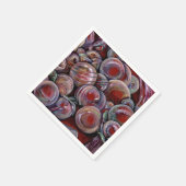 Rode kerstballen servetten (Hoek)