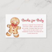 Rode kerstboeken voor Baby Enclosure Kaart (Voorkant)