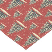 rode kerstboom medium tafelloper (Hoek)