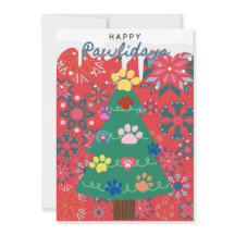 Rode kerstboom met pootjes ornamenten feestelijk