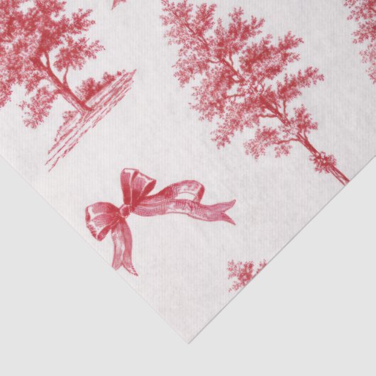  rode kerstboom tissuepapier (Detail)